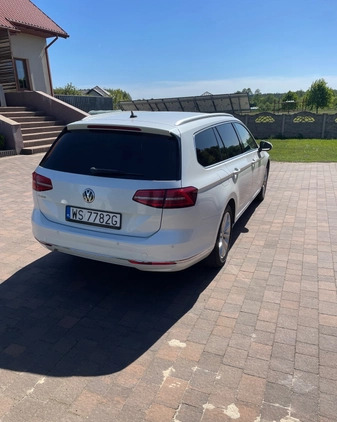Volkswagen Passat cena 82000 przebieg: 205000, rok produkcji 2018 z Siedlce małe 56